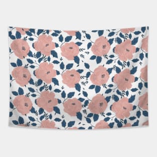 Pretty Pink Rose pattern Tapestry