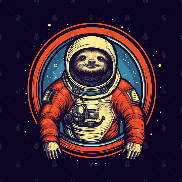 Sloth Astronaut by Czajnikolandia