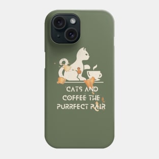 Cat and Coffee Phone Case