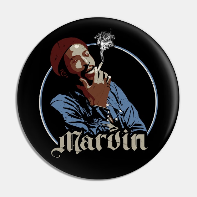 Marvin Gaye // Vintage Fan Design Pin by Trendsdk