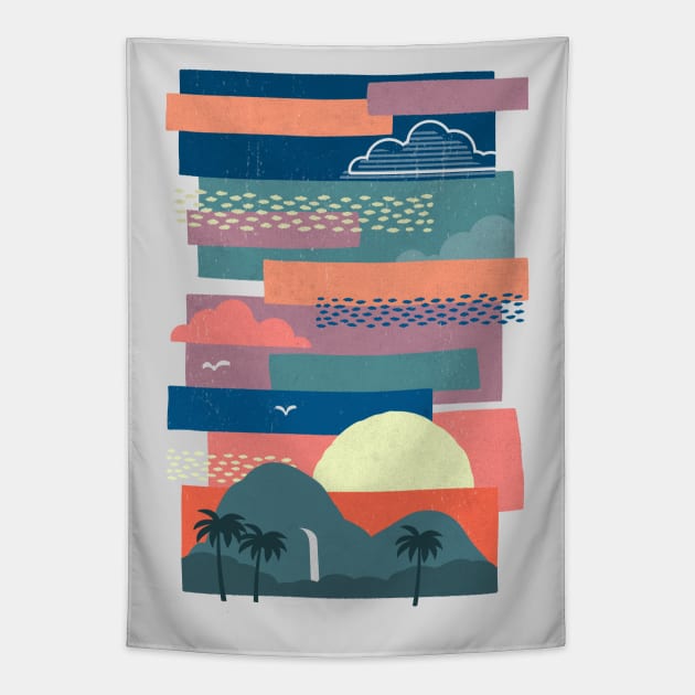 Tropical Skies Tapestry by TheChild