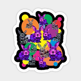 RAIN OF RABBITS Magnet