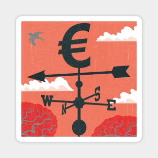 Caspian_euro weather vane Magnet