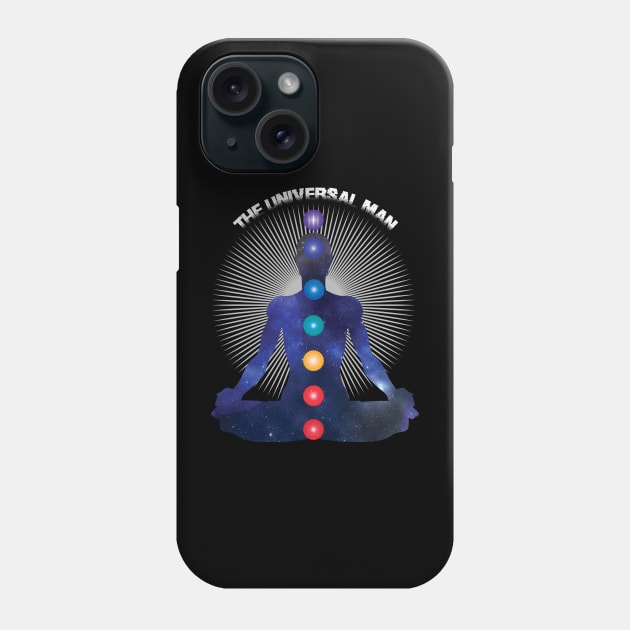 Universal Man and the Chakras Phone Case by emma17