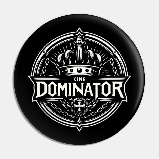 HRW King Dominator Shirt Pin by KXW Wrestling x HRW Wrestling