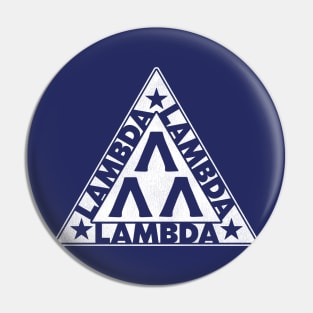 LAMBDA LAMBDA LAMBDA Triangle Symbol Pin