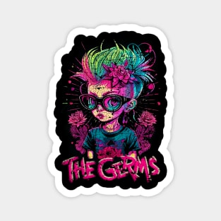 Punk Girl - The Germs Vintage Magnet