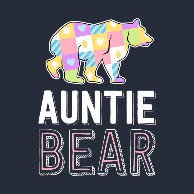 Auntie Bear Quilting Shirts For Women Craft Quilt Sewing by 14thFloorApparel