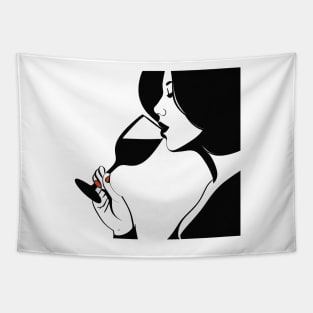 Wine Drinker Tapestry