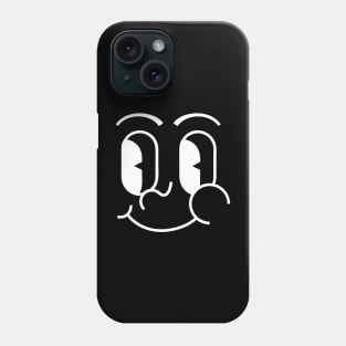 White Smile Emoji Phone Case