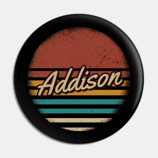 Addison Retro Pin