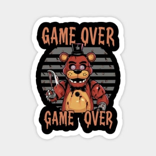 Five Nights At Freddy's Game Over Magnet