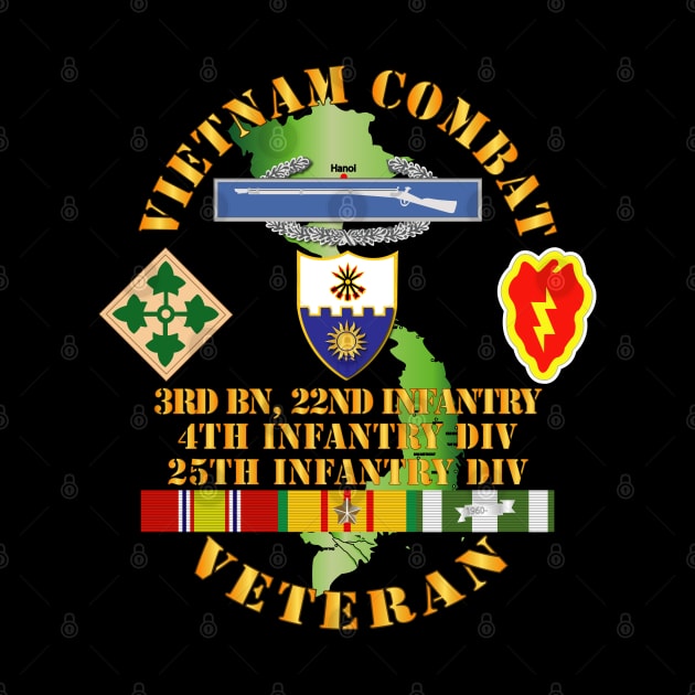 Vietnam Combat Infantry Veteran w 3rd Bn 22nd Inf - 4th and 25th ID by twix123844