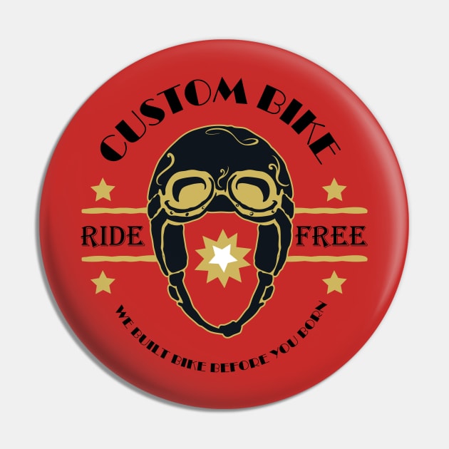 custom bike Pin by Conqcreate Design