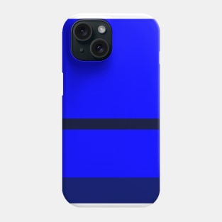 A tremendous blend of Lightblue, Primary Blue, Darkblue and Cetacean Blue stripes. Phone Case