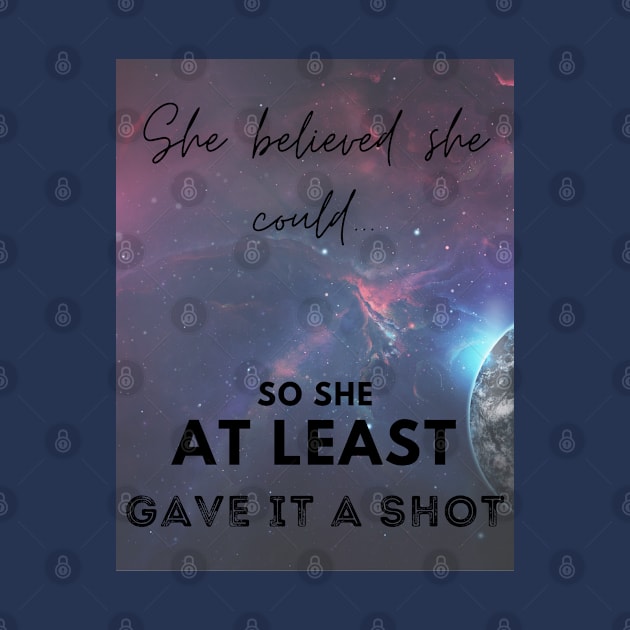 She Believed 1.3 - Space by MysteriousWatersDesigns