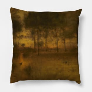 The Home of the Heron by George Inness Pillow