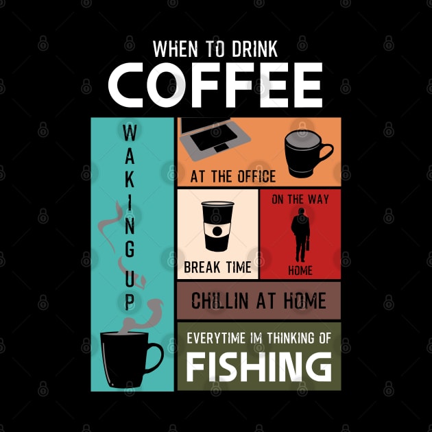 Drink Coffee Everytime im thinking of fishing by HCreatives