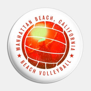 Hermosa Beach, California Beach Volleyball Pin