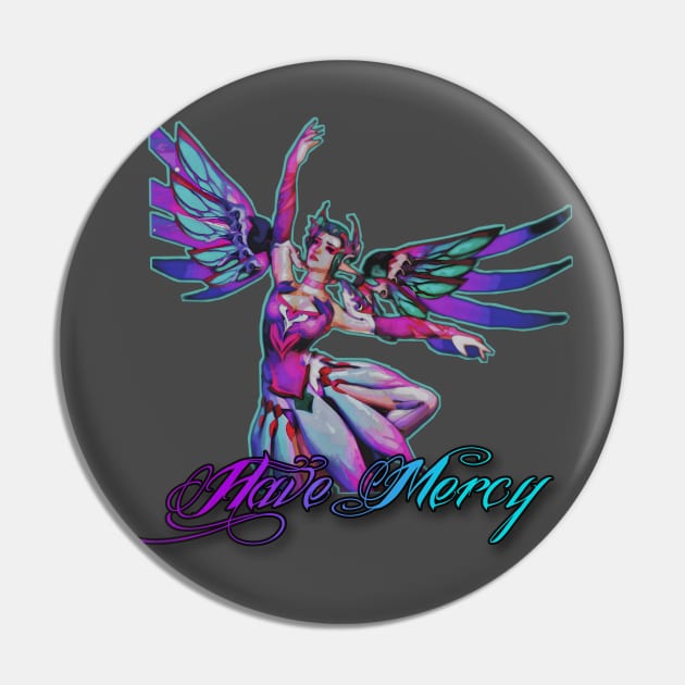Sugarplum Fairy Mercy Overwatch Pin by GAMERGEEK420