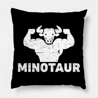 Distressed Greek Mythology Minotaur Pillow