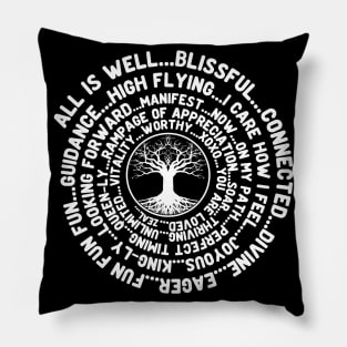 ABC FEEL GOOD Tree of Life Abraham-Hicks Inspired Law of Attraction Pillow