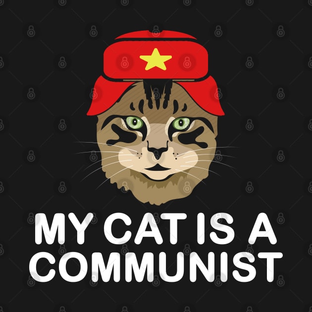 my cat is a communist funny cat lover meme by Moe99