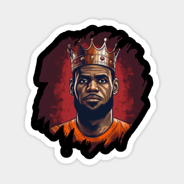 Lebron  James King Magnet by Pixy Official