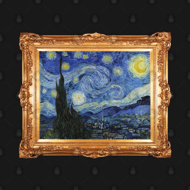 Starry Night by Van Gogh by Pinkazoid