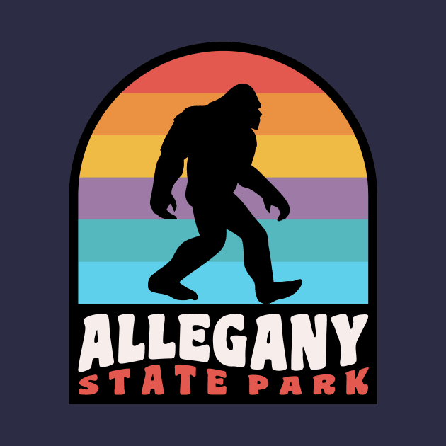 Allegany State Park New York Bigfoot Sasquatch Camping Hiking by PodDesignShop