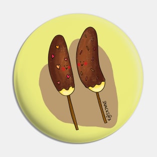 A pair of Choco Banana Pin