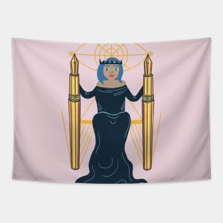 Queen of Swords Tapestry