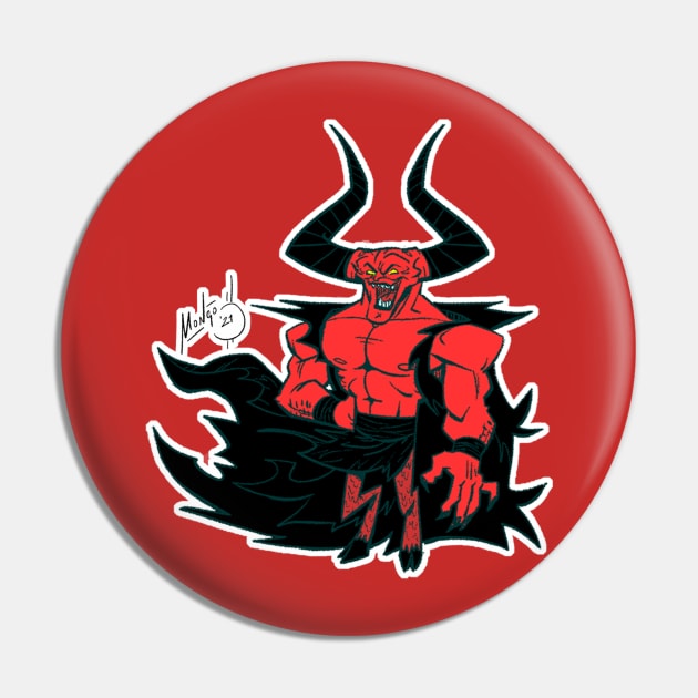 "Lord of Darkness" Pin by MONGO draws