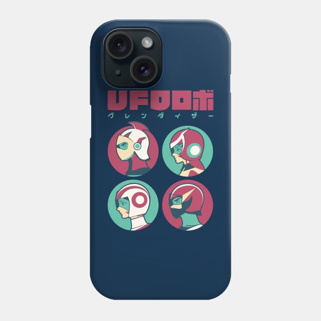 322 Retro 4 Phone Case by Yexart