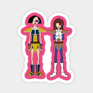 DARIA & JANE SAIYANS Magnet