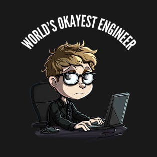 World's Okayest Engineer v2 (round) T-Shirt