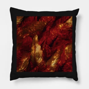 Phoenix Feather Pattern Pillow