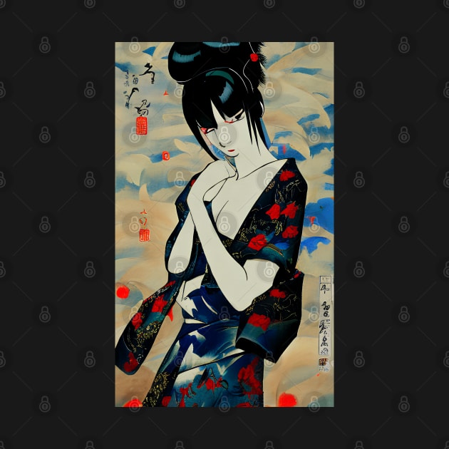 Geisha painting by Ravenglow