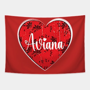 I Love Avianna First Name I Heart Avianna Tapestry