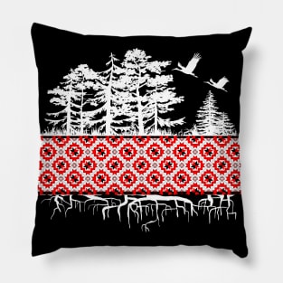 Belarus symbols Pillow