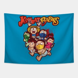 Kombat Babies Tapestry