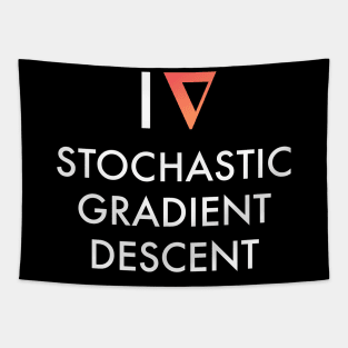 I Heart Stochastic Gradient Descent - Black Tapestry