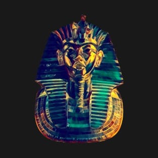 Mask of Tutankhamun Polypaint T-Shirt