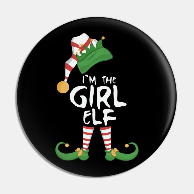 I'm The Girl Elf Pin by novaya