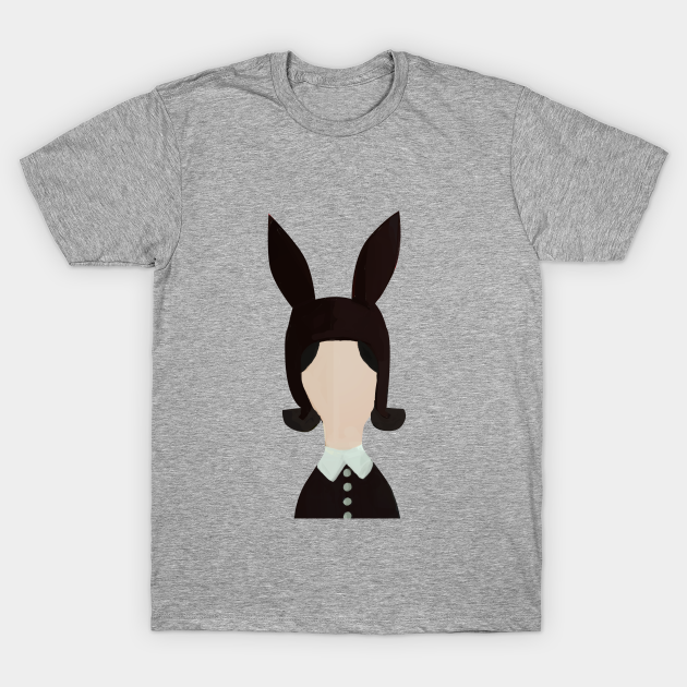 Black Bunny Hat Girl Painting - Eyesasdaggers - Bunny - T-Shirt