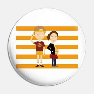 Juno orange Pin