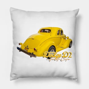 1936 Dodge D2 Hardtop Coupe Pillow