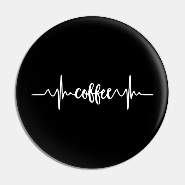 Coffee Lifeline - Funny - Coffee - Funny Coffee - Coffee Lover - Coffee Gift - Coffee Gift Pin by CreativeShirt