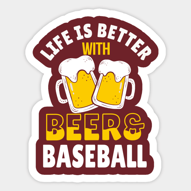 Funny baseball shirts, Baseball & Beers That's Why I'm Here