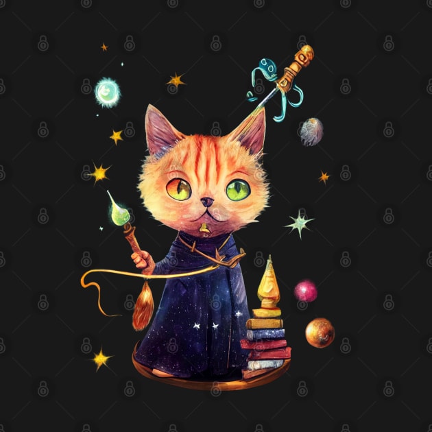 A villain cat wizard by Animal Fantasia